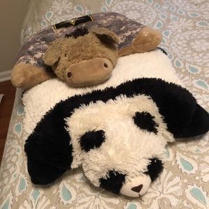 Panda Bear Pillow Pet or Army pillow pet